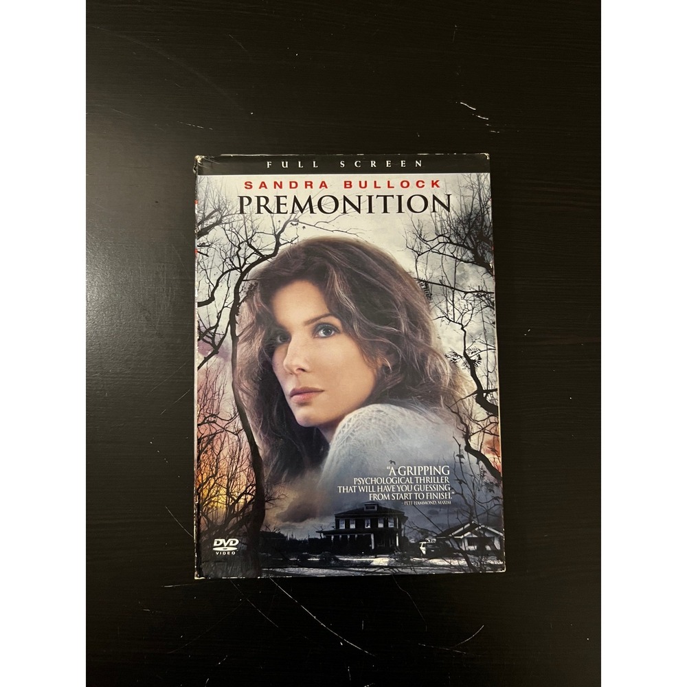 Premonition DVD Sandra Bullock Full Screen Psychological Thriller 2007 Movie